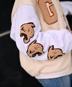 The Wild Beige Evo Jacket | Varsity Jacket | Women | Evo Wardrobe