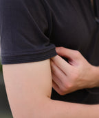 Sleek Silver Evo Men Grey Polo Effortless Style with Bone Pocket