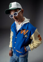 Unisex Evo Vintage Varsity Jacket