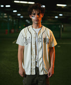 UNISEX Urban Stripe  Evo Chicago (Off- White) Baseball Jersey