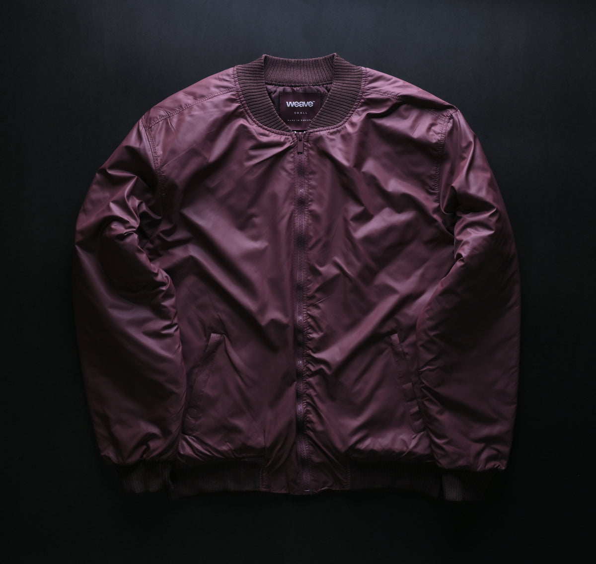 Maroon Skydiver Bomber Jacket