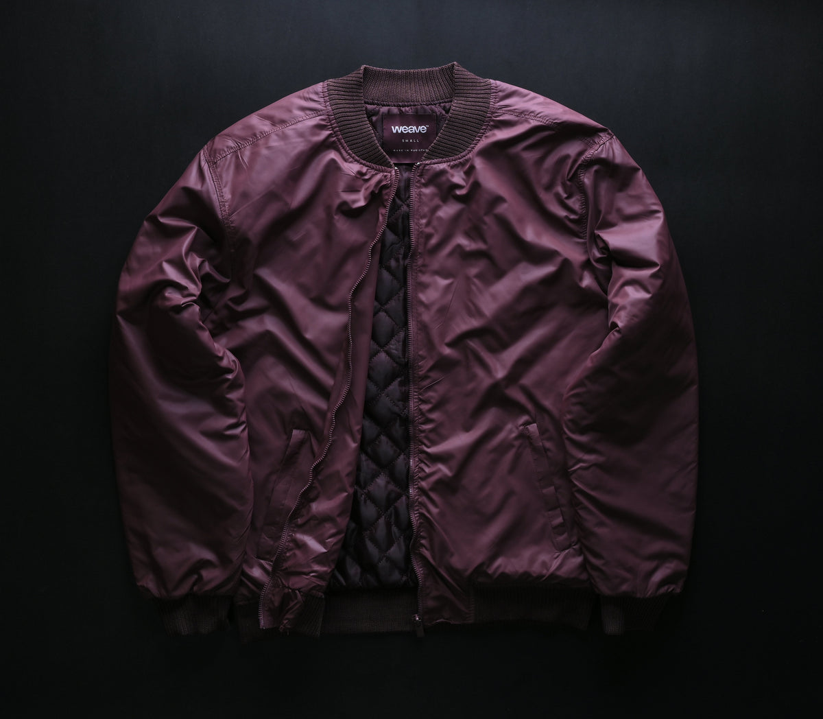 Maroon Skydiver Bomber Jacket
