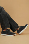 ND CITY™ Black High Top Loafers