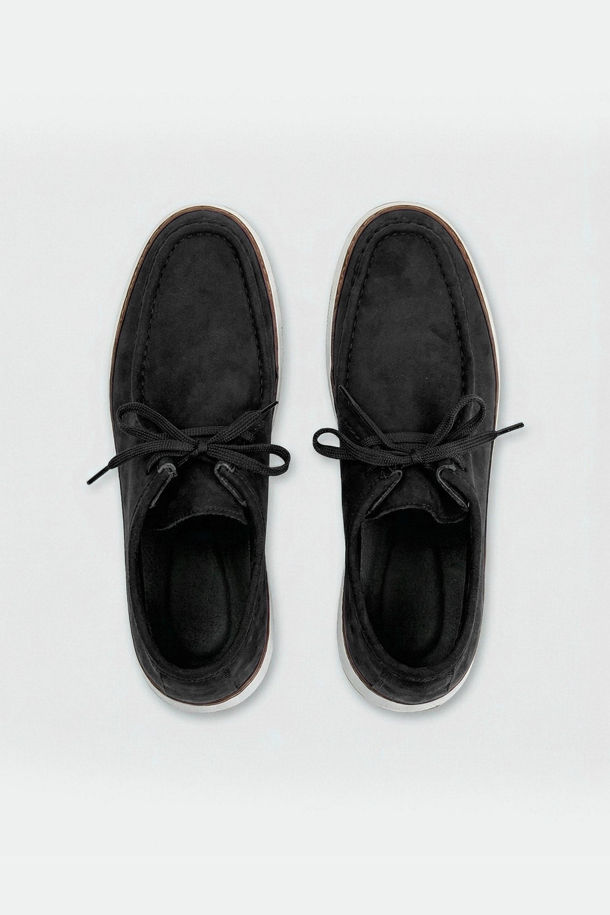 ND CITY™ Black High Top Loafers