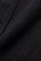 ND CITY™ Black Relaxed Fit Denim Shirt