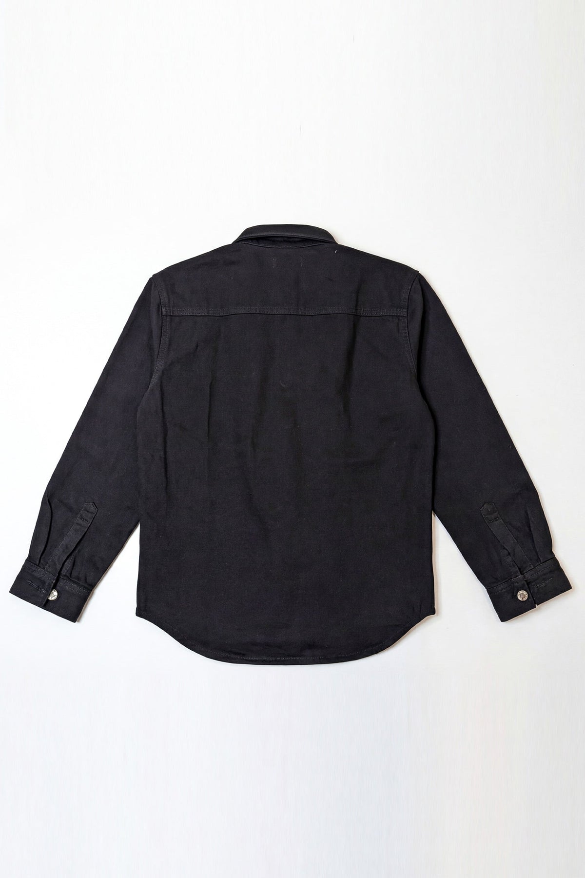ND CITY™ Black Relaxed Fit Denim Shirt