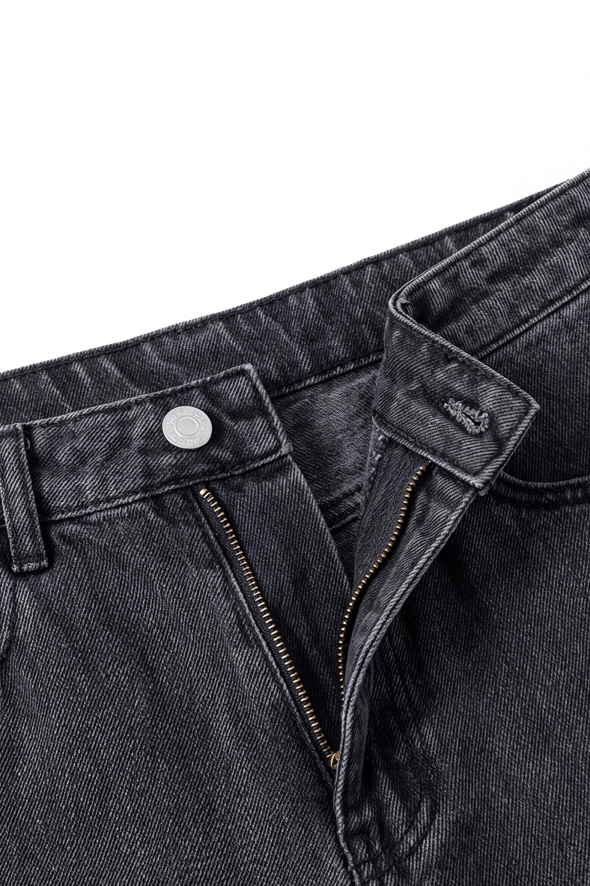 ND CITY™ Signature Black Bagyy Fit Denim Jeans