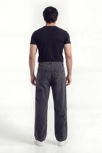 ND CITY™ Signature Black Bagyy Fit Denim Jeans