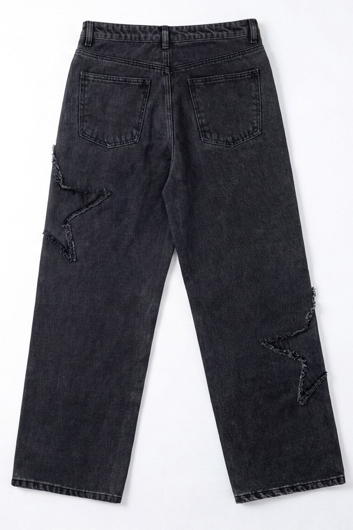 ND CITY™ Signature Black Bagyy Fit Denim Jeans