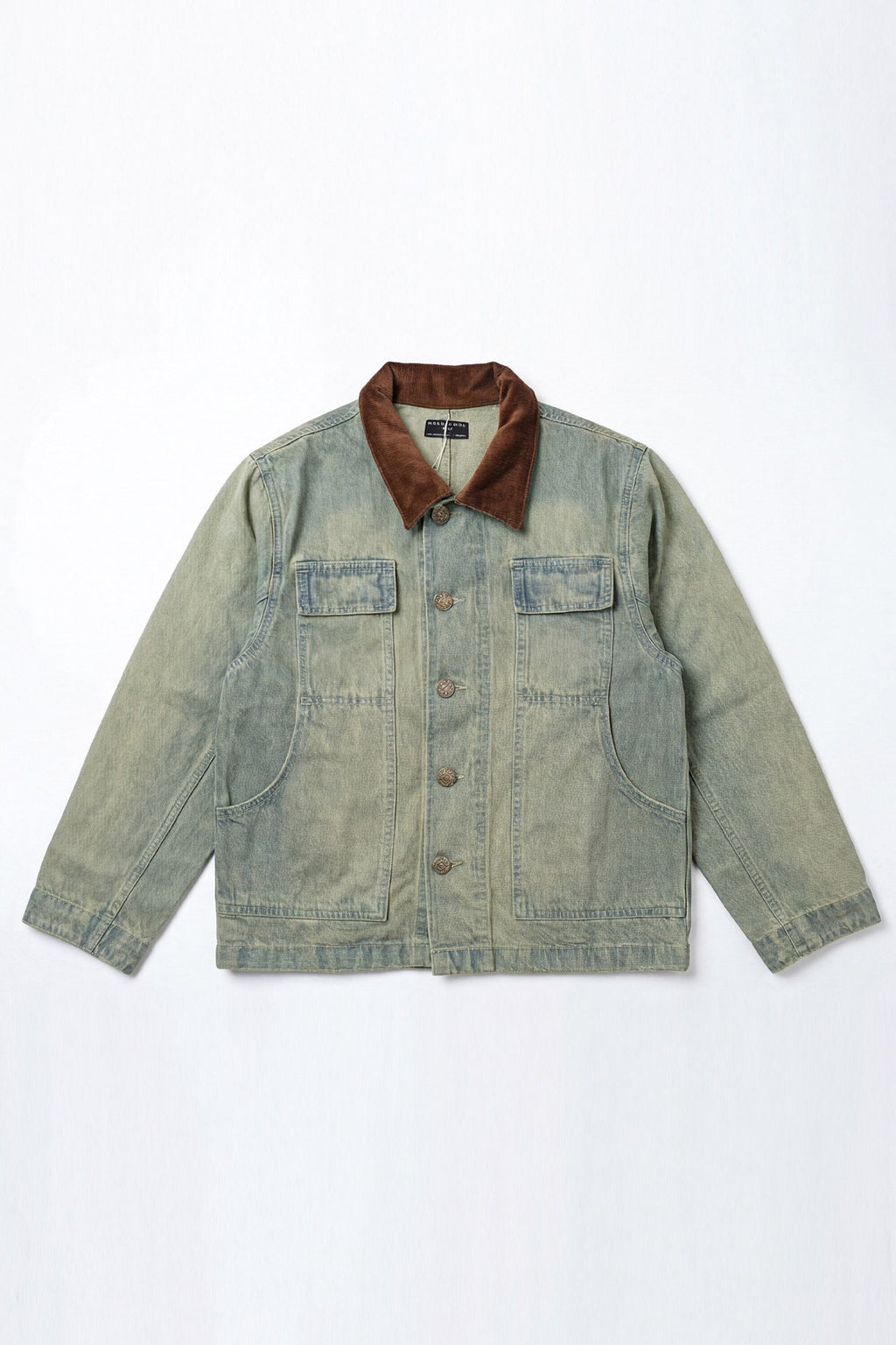 ND CITY™ Blue Vintage Washed Relaxed Fit Jacket