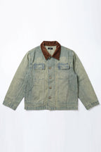 ND CITY™ Blue Vintage Washed Relaxed Fit Jacket