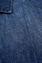 ND CITY™ Blue Mid Washed Relaxed Fit Printed Jacket