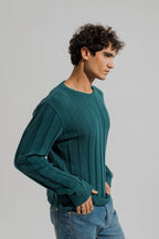 ND CITY™ Green Relaxed Fit Sweater