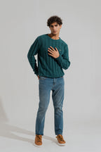 ND CITY™ Green Relaxed Fit Sweater
