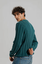 ND CITY™ Green Relaxed Fit Sweater