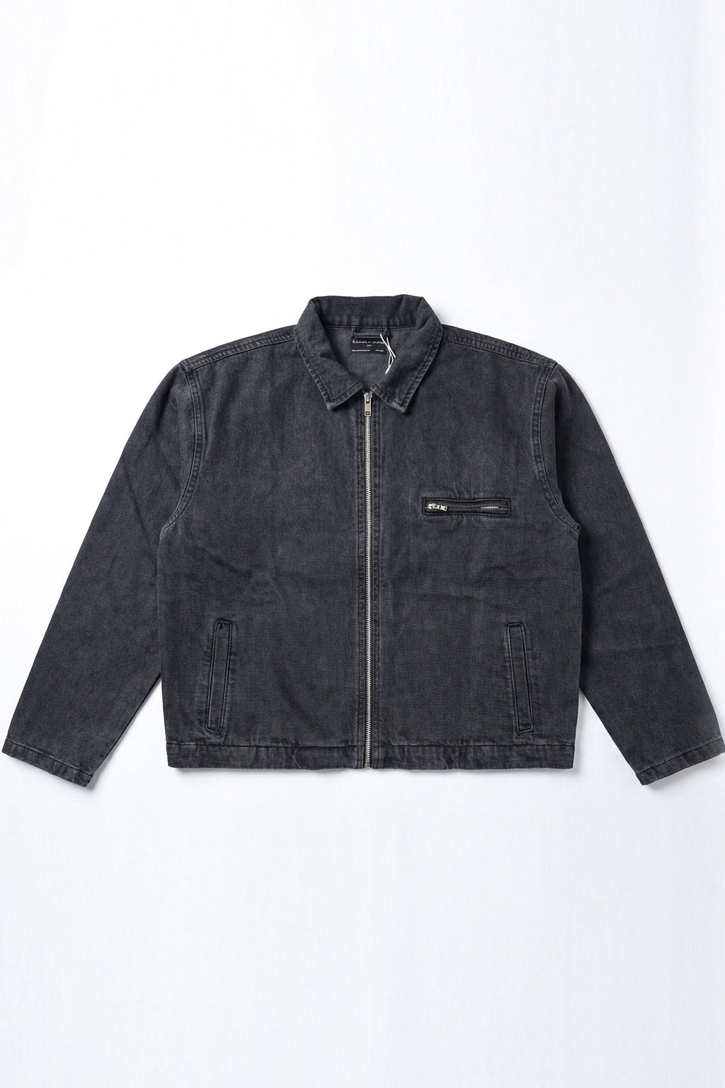 ND CITY™ Grey Mid Wash Relaxed Fit Denim Jacket