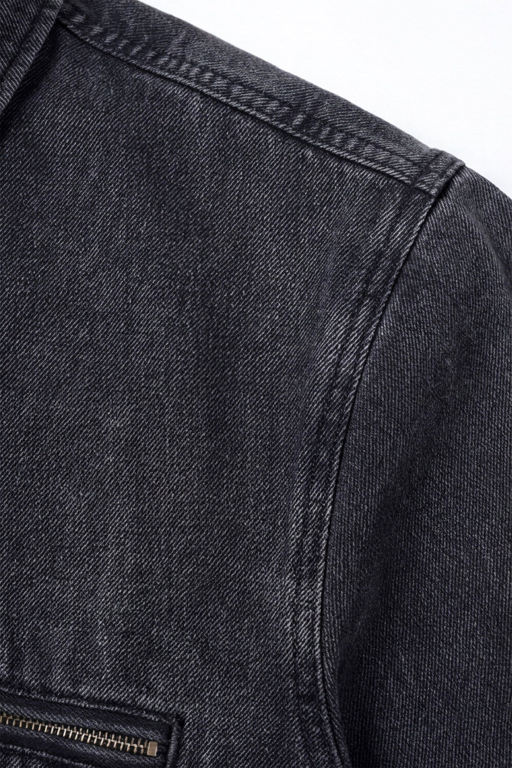 ND CITY™ Grey Mid Wash Relaxed Fit Denim Jacket