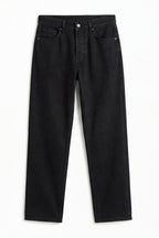 ND CITY™ Charcoal Mid Washed Baggy Fit Denim Jeans