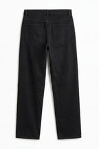 ND CITY™ Charcoal Mid Washed Baggy Fit Denim Jeans