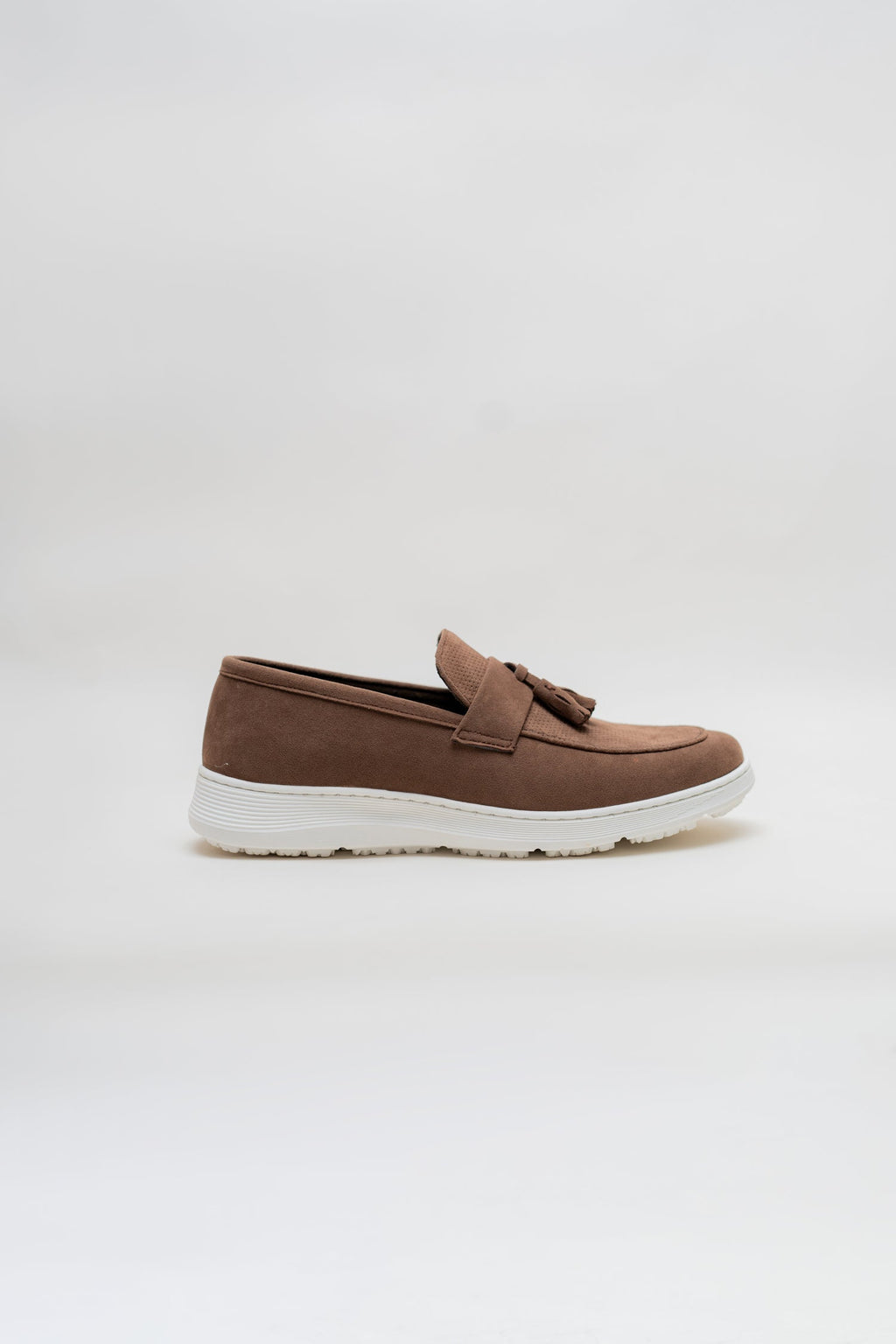 ND CITY™ Khaki Suede Tassel Loafers