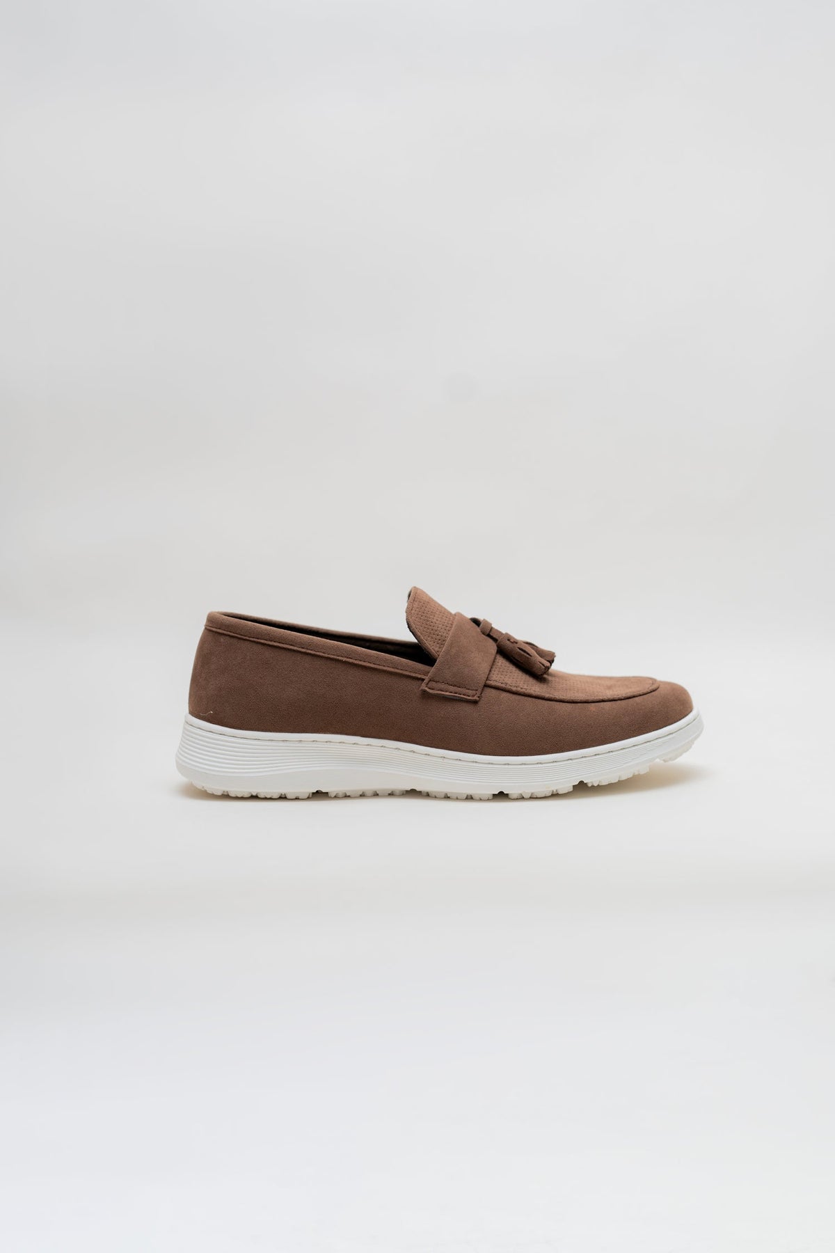 ND CITY™ Khaki Suede Tassel Loafers
