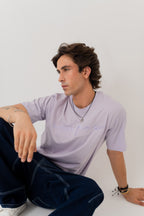 ND CITY™ Lilac Regular Fit Embroidered T-Shirt