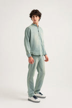 ND CITY™ Mid Blue Chambray Shirt