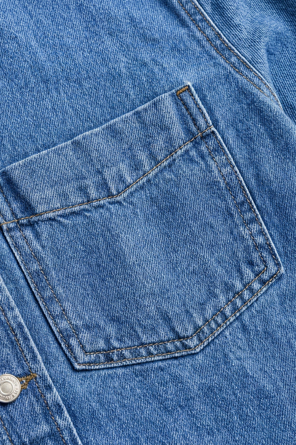 ND CITY™ Mid Blue Relaxed Fit Denim Shirt