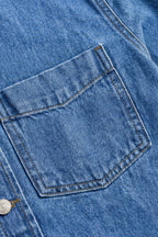 ND CITY™ Mid Blue Relaxed Fit Denim Shirt
