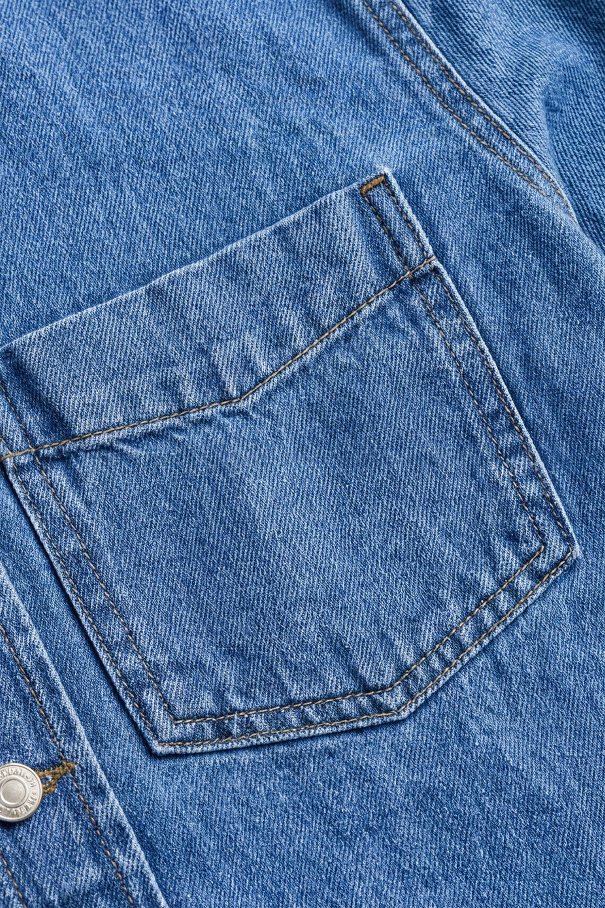 ND CITY™ Mid Blue Relaxed Fit Denim Shirt
