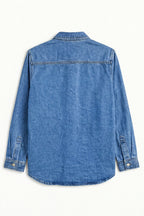 ND CITY™ Mid Blue Relaxed Fit Denim Shirt