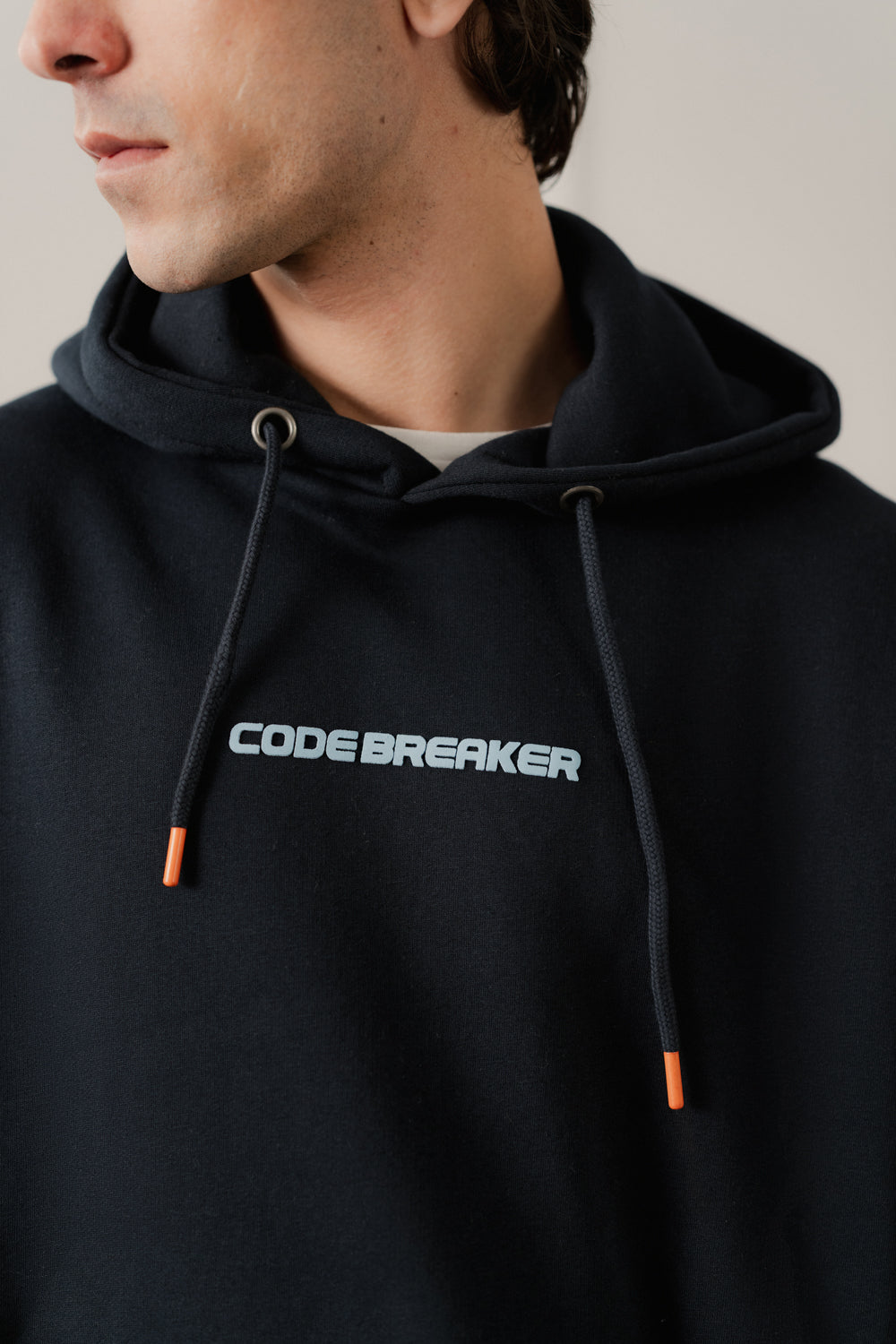 ND CITY™ Navy Relaxed Fit Graphic Pull Over Hoodie