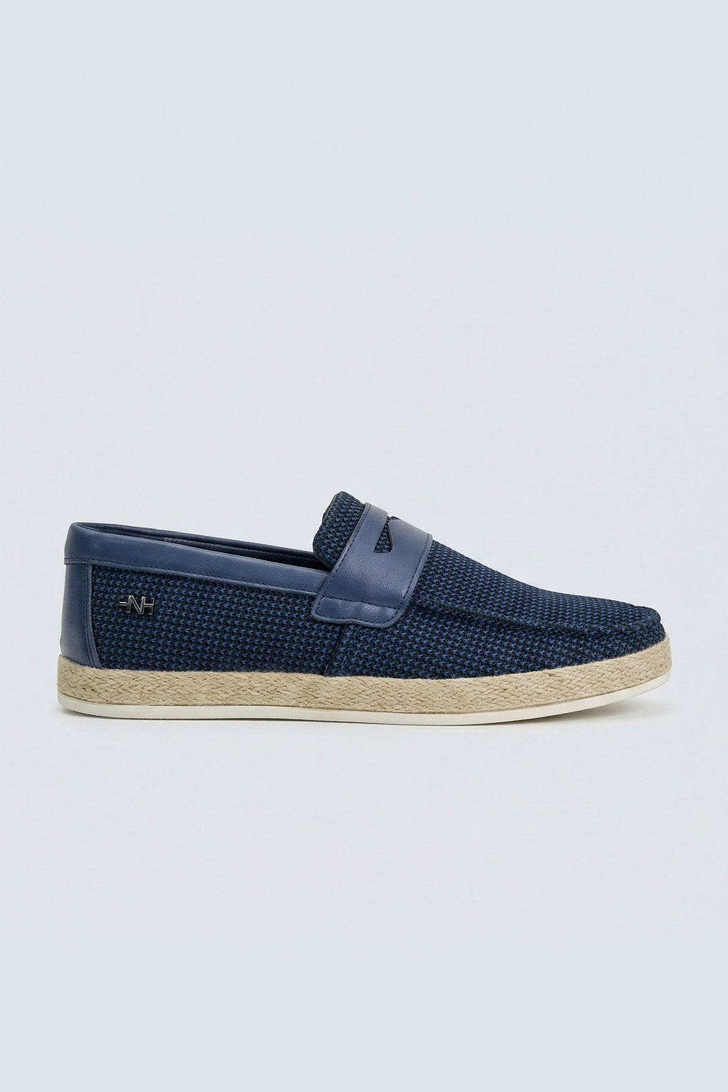 ND CITY™ Navy Contrast Yacht Loafers