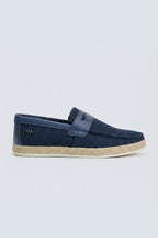ND CITY™ Navy Contrast Yacht Loafers