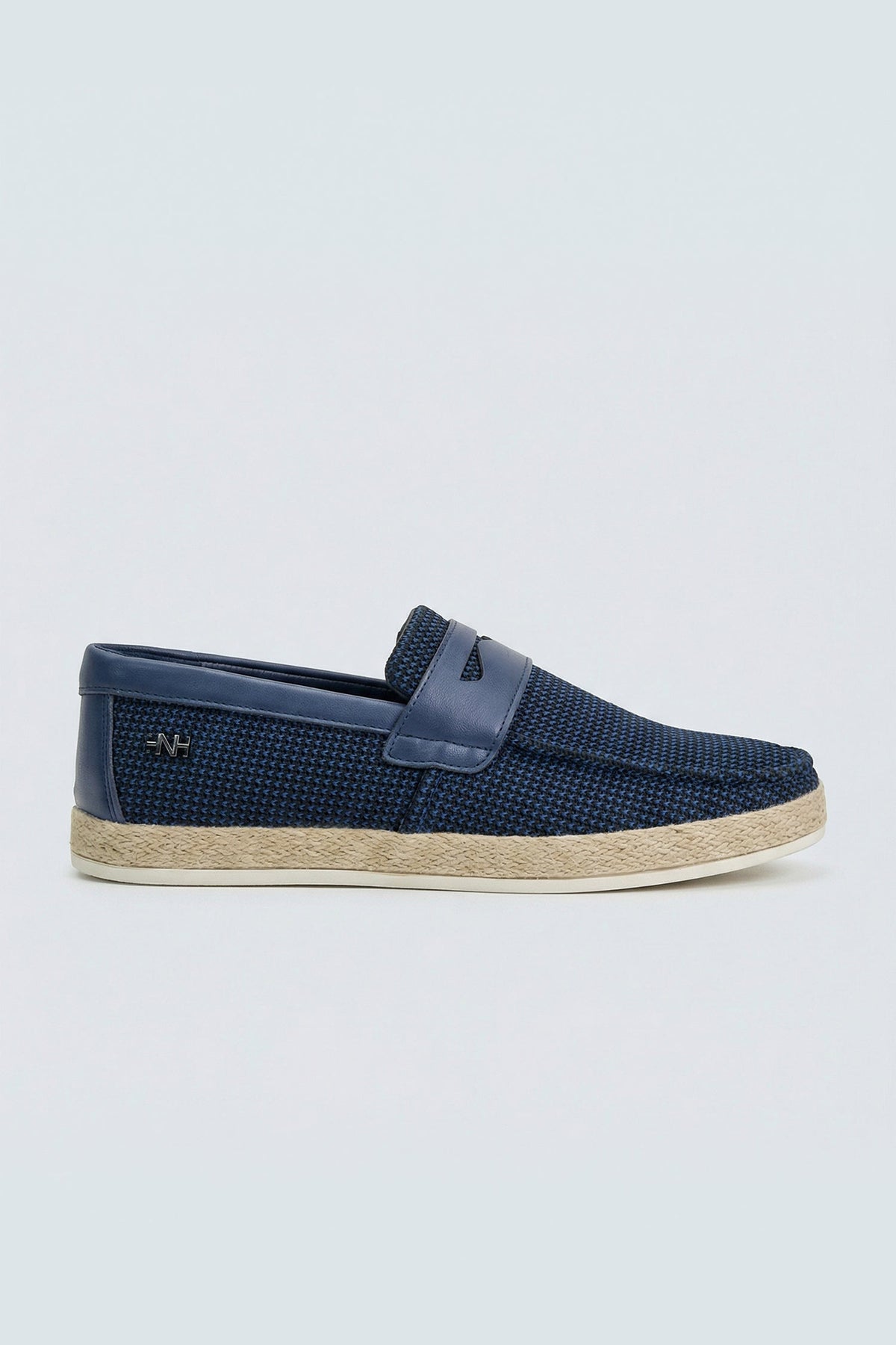 ND CITY™ Navy Contrast Yacht Loafers