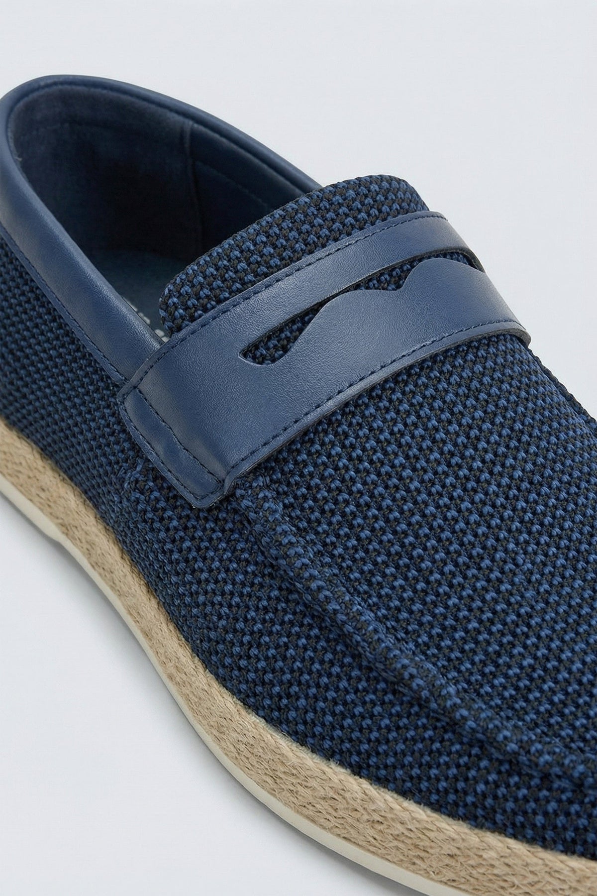 ND CITY™ Navy Contrast Yacht Loafers