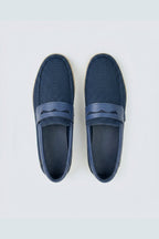 ND CITY™ Navy Contrast Yacht Loafers