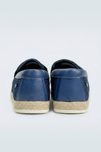 ND CITY™ Navy Contrast Yacht Loafers