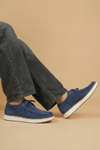 ND CITY™ Navy High Top Loafers