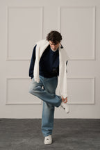 ND CITY™ Navy Relaxed Fit Graphic Sweatshirt