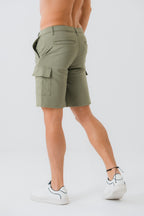 ND CITY™ Olive Green Cargo Chino Shorts