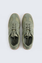 ND CITY™ Sage Green Duo Tone Trainers