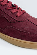 ND CITY™ Suede Burgundy Trainers