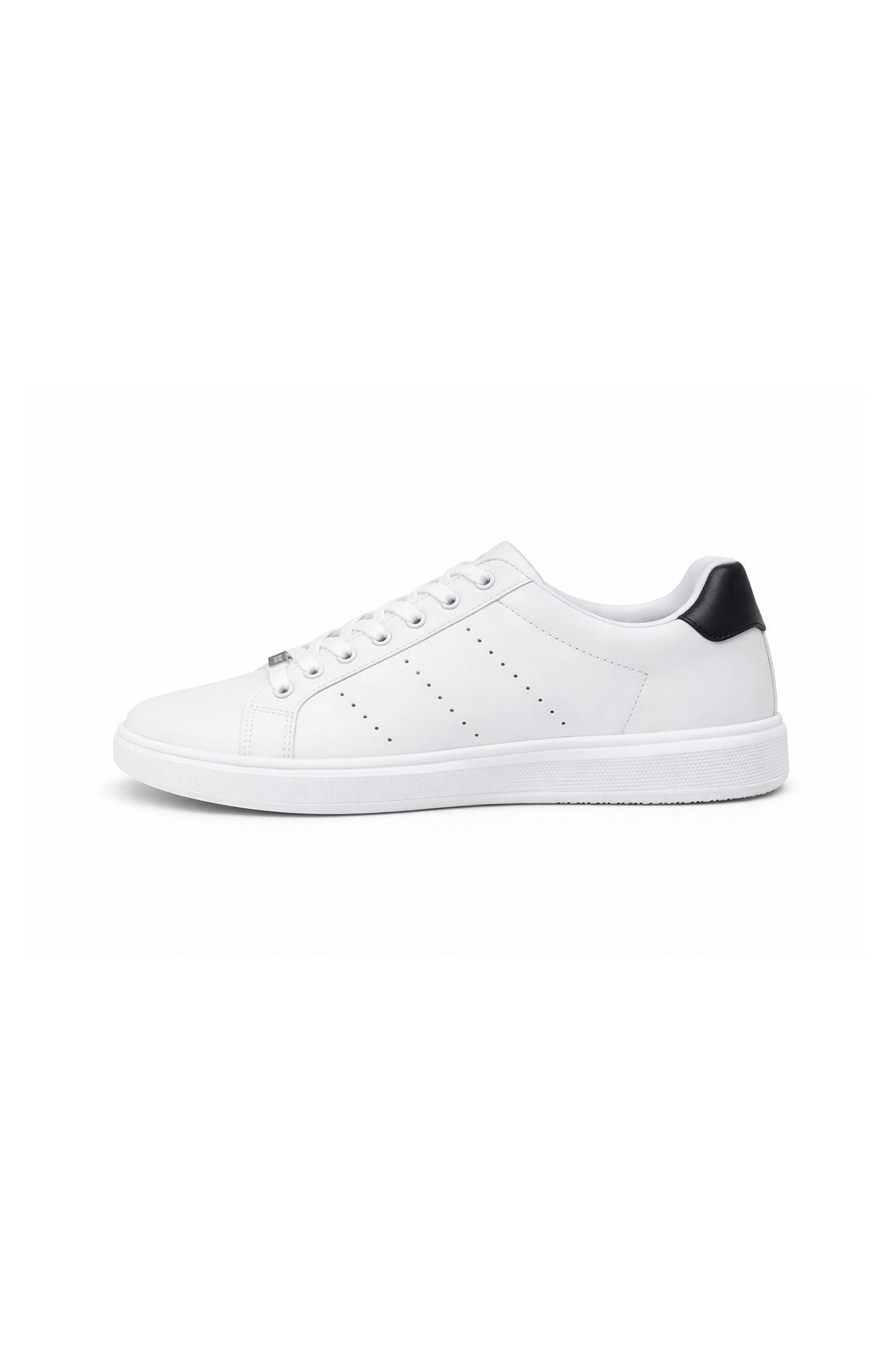 ND CITY™ Textured Low Top White Trainers