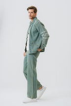 ND CITY™ Vintage Blue Denim Shirt