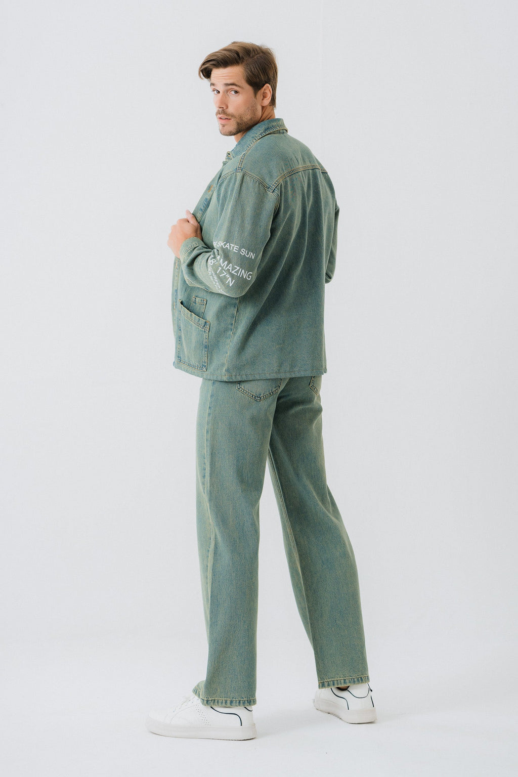 ND CITY™ Vintage Blue Denim Shirt