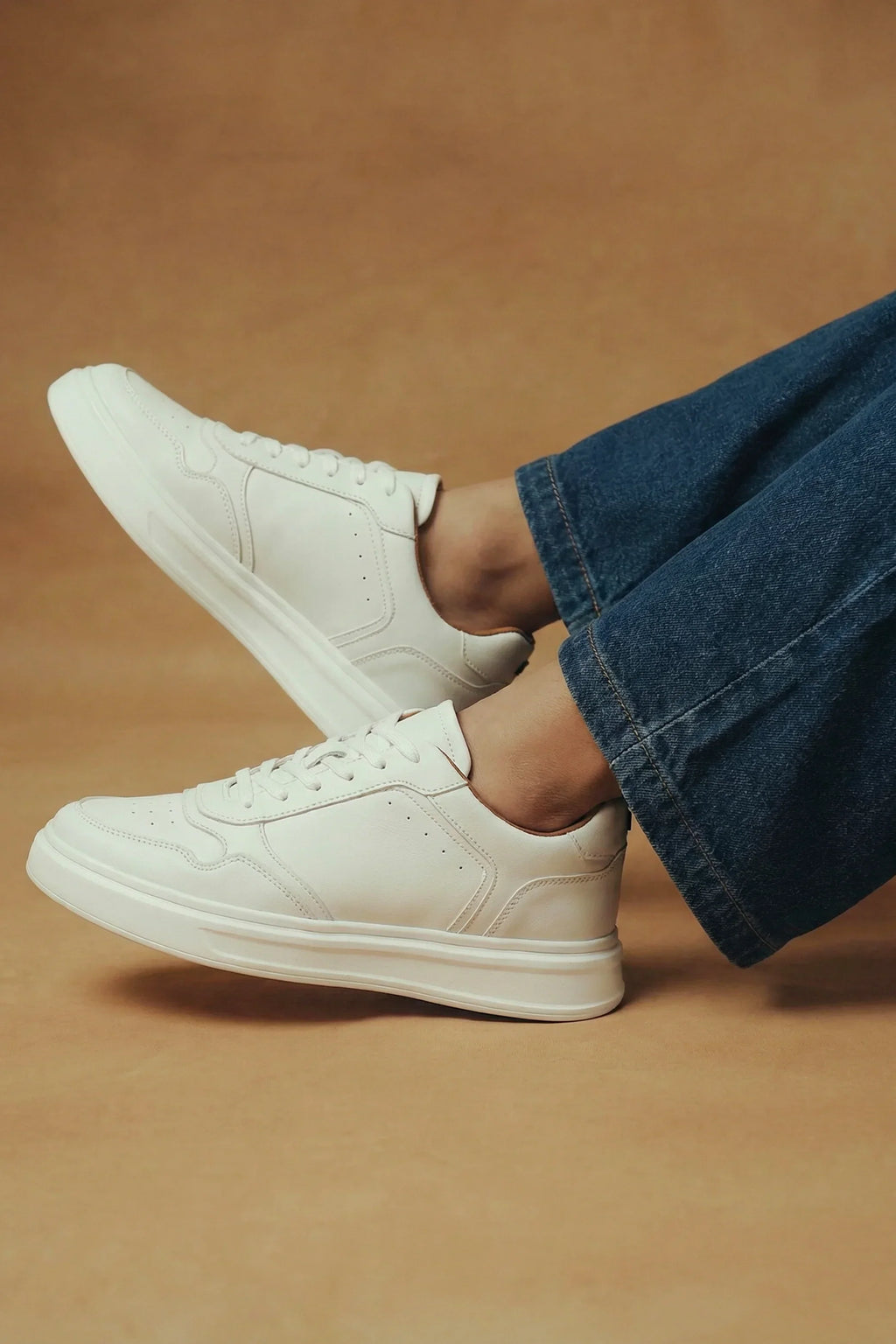 ND CITY™ White Everyday Trainers