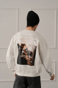 ND CITY™ White Relaxed Fit Graphic Sweatshirt
