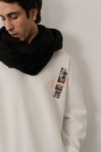 ND CITY™ White Relaxed Fit Graphic Sweatshirt