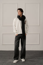 ND CITY™ White Relaxed Fit Graphic Sweatshirt